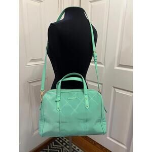 Vera Bradley Preppy Poly Mint Green Women's Crossbody Handbag